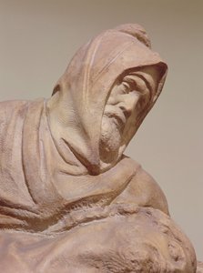Detail van de Florence Pietà (detail)